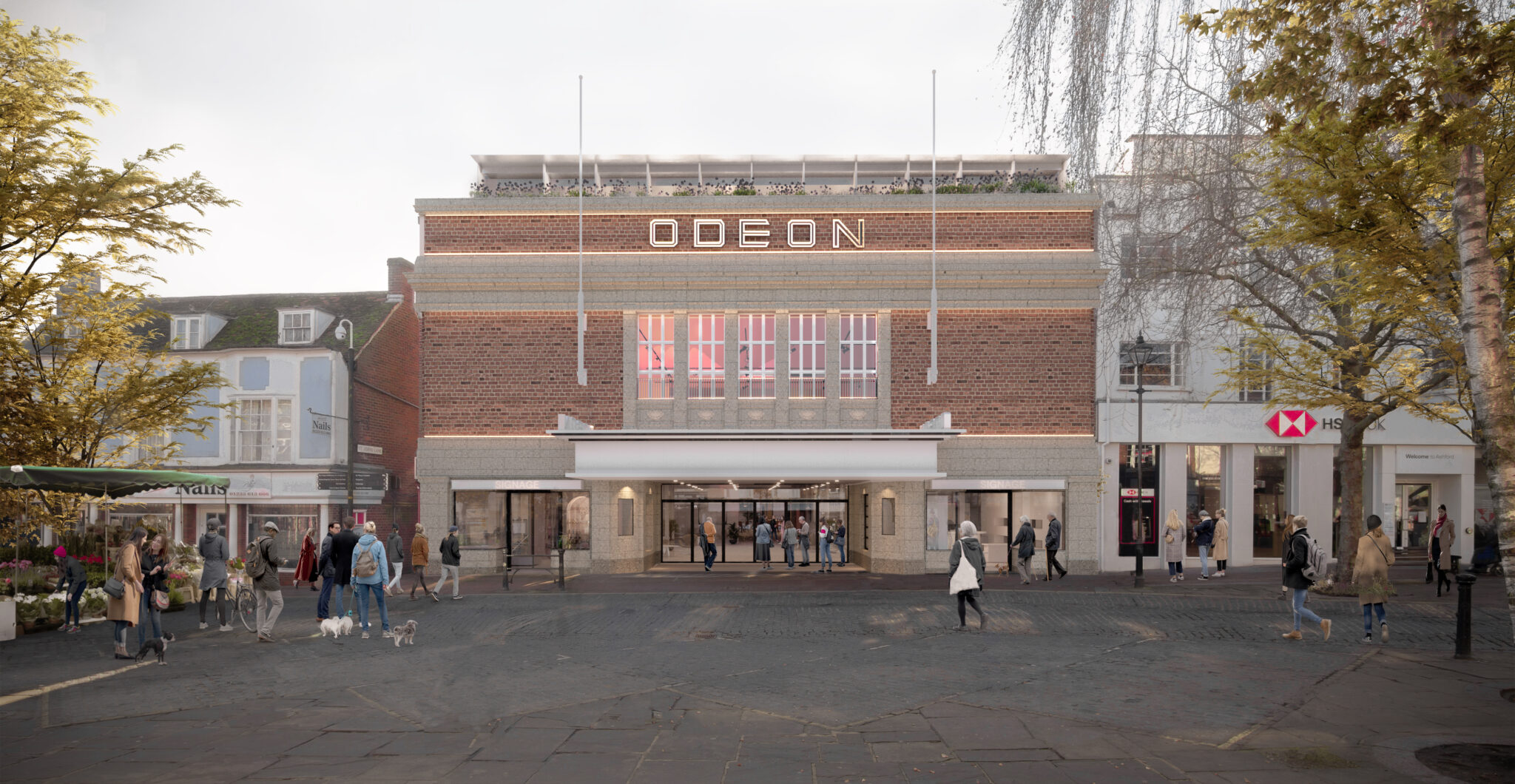 Ashford Odeon Building Indicative CGI front